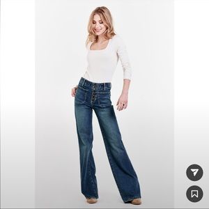 NWT Super High Rise Wide Leg Jeans